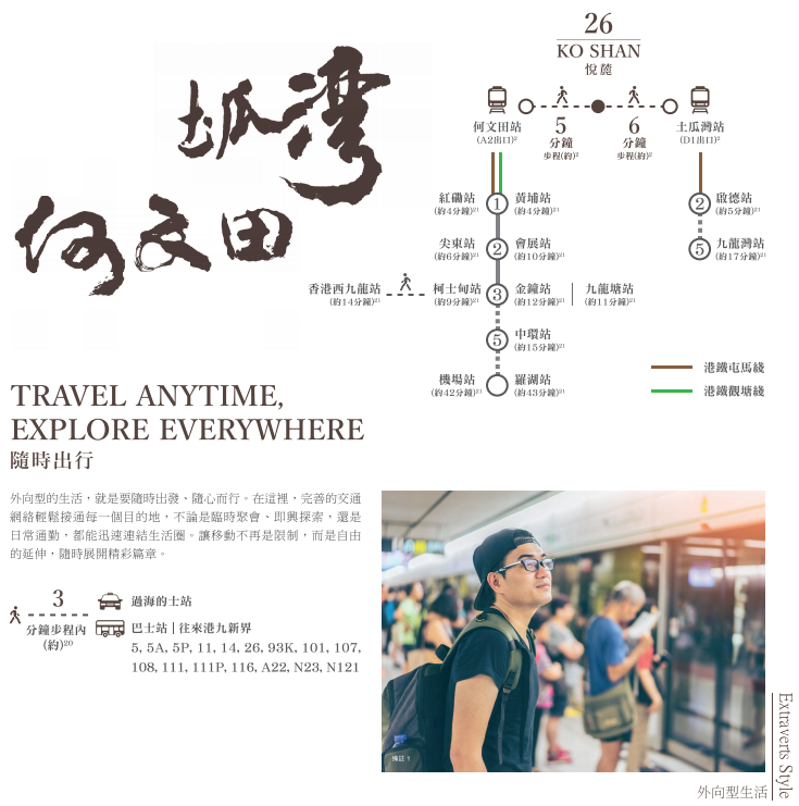 悅麓交通及區域示意
